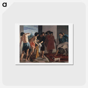 アートポストカード-Joseph's Bloody Coat Brought to Jacob - ディエゴ ベラスケス Postcard.