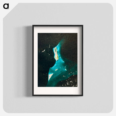 アートポスター-Grand Turk Island
 - 上空からの地球 Poster.