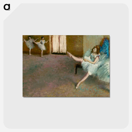 アートポストカード-Before the Ballet - エドガー ドガ Postcard.