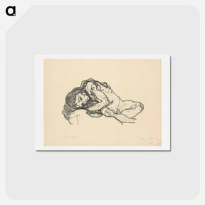 アートポストカード-Girl - エゴン シーレ Postcard.
