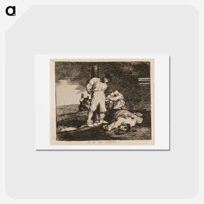 アートポストカード-And there is nothing more to do - フランシスコ デ ゴヤ Postcard.