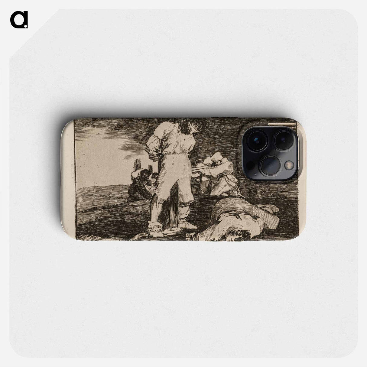 And there is nothing more to do - フランシスコ デ ゴヤ Phone Case.