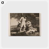 アートポストカード-And there is nothing more to do - フランシスコ デ ゴヤ Postcard.