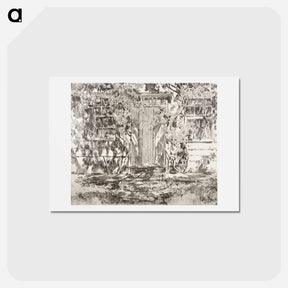 アートポストカード-Old Doorway - フレデリック チャイルド ハッサム Postcard.