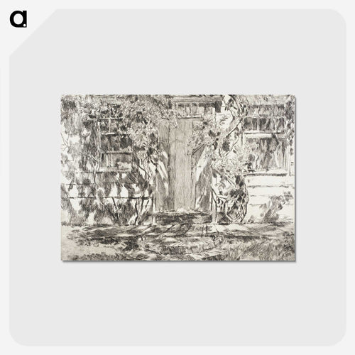 Old Doorway - フレデリック チャイルド ハッサム Postcard.