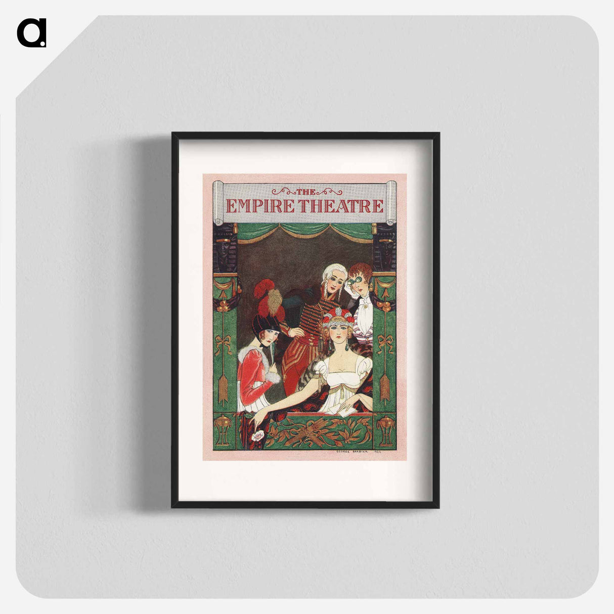 The Empire Theatre - ジョージ バービエ Poster.