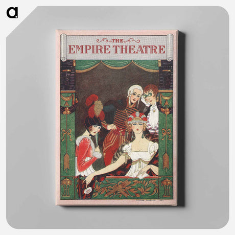 アートパネル-The Empire Theatre - ジョージ バービエ Canvas.