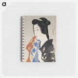 アートメモ帳-Woman Holding a Towel
 - 橋口 五葉 Memo.