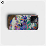 KlimtDieJungfrau - Gustav Klimt Phone Case.