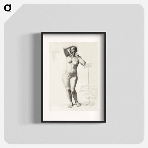 ホワイト - ギュスターヴ クールベ Poster.