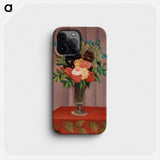 Bouquet of Flowers - アンリ ルソー Phone Case.