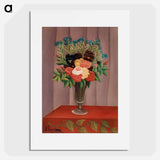 Bouquet of Flowers - アンリ ルソー Poster.