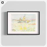 Two–master on the Zeeland waters - Jan Toorop Poster.