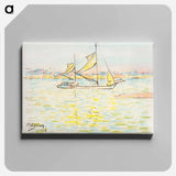 Two–master on the Zeeland waters - Jan Toorop Canvas.