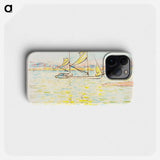 Two–master on the Zeeland waters - ヤン・トゥーロップ Phone Case.