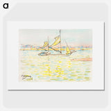 Two–master on the Zeeland waters - Jan Toorop Poster.