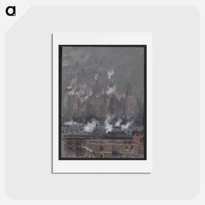 アートポストカード-Smoke and Fog, New York City
 - ジョセフ ペネル Postcard.