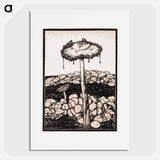 Dripping mushroom - ユリー デ フラーハ Poster.