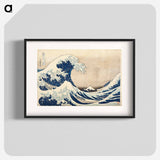 Hokusai's The Great Wave at Kanagawa - 葛飾 北斎 Poster.