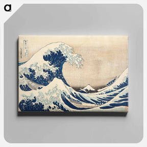 アートパネル-Hokusai's The Great Wave at Kanagawa - 葛飾 北斎 Canvas.