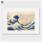 Hokusai's The Great Wave at Kanagawa - 葛飾 北斎 Poster.