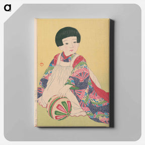 アートパネル-昭和10(1935)年に渡辺画版店から出版された川瀬巴水の版画集内の作品 - 川瀬 巴水 Canvas.