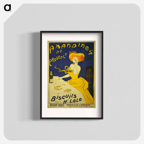 Amandines of Provence: Biscuits H. Lalo - Leonetto Cappiello Poster.