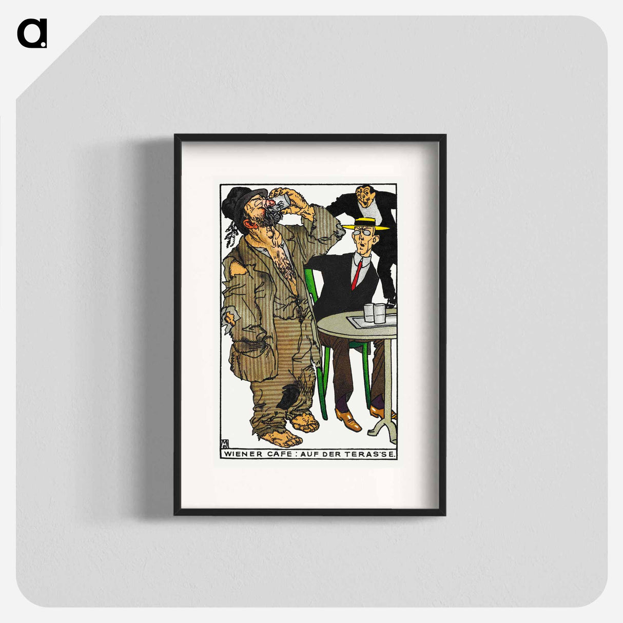 Viennese Café: On the Terrace - Moritz Jung Poster.