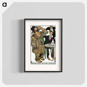 アートポスター-Viennese Café: On the Terrace - モリツ ユング Poster.
