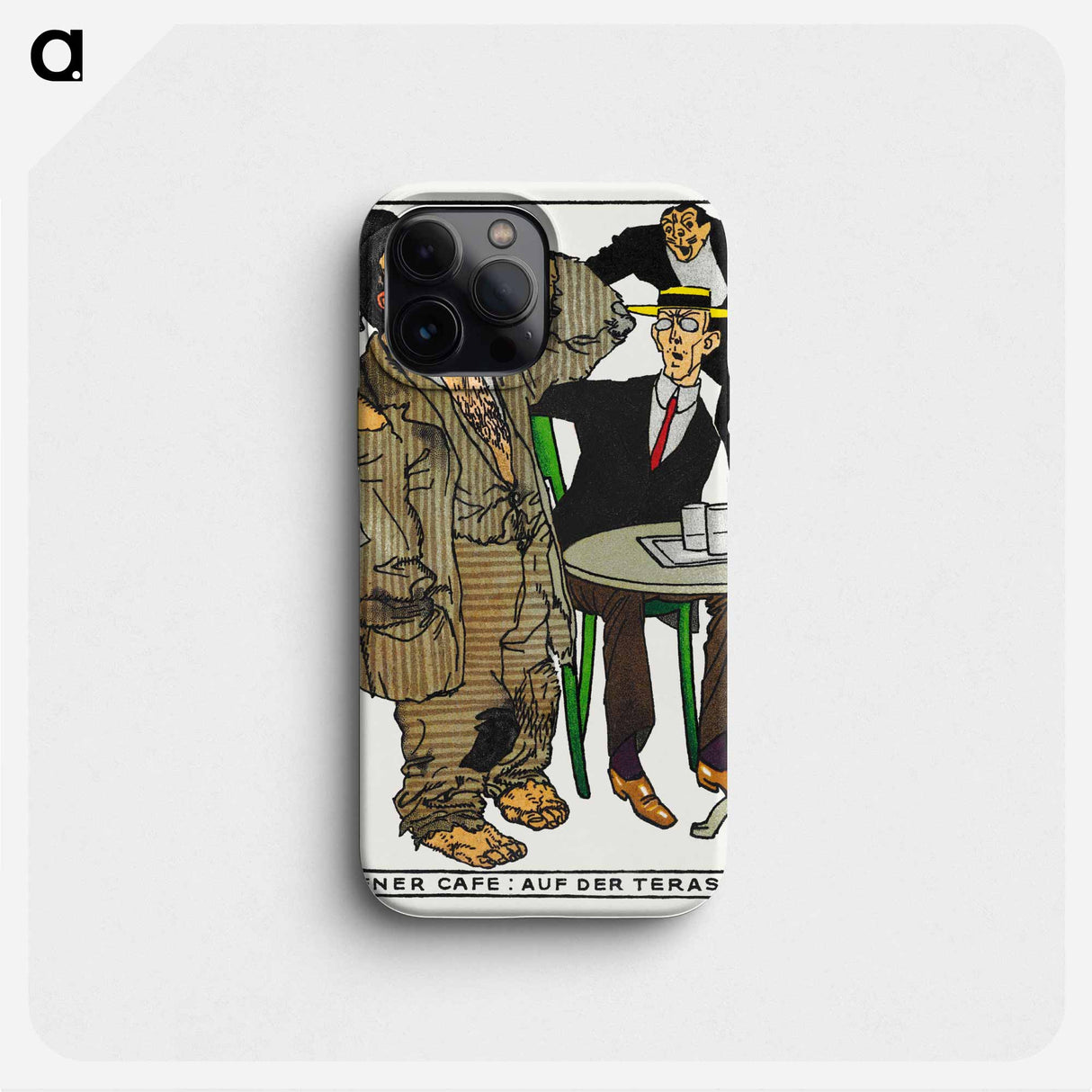 Viennese Café: On the Terrace - Moritz Jung Phone Case.