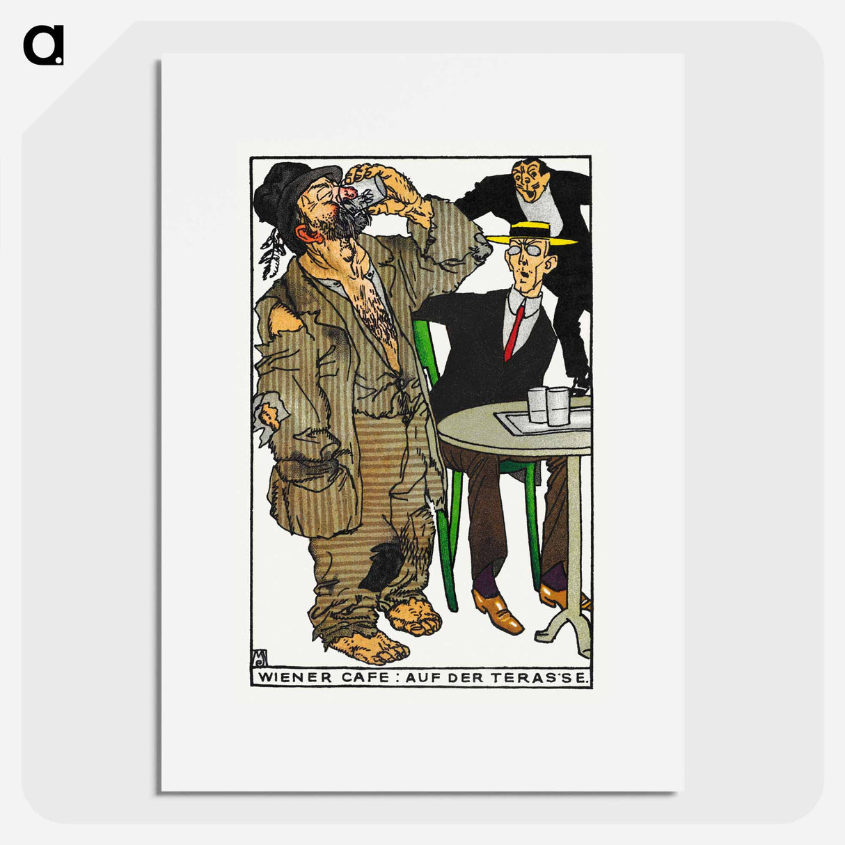 Viennese Café: On the Terrace - Moritz Jung Poster.