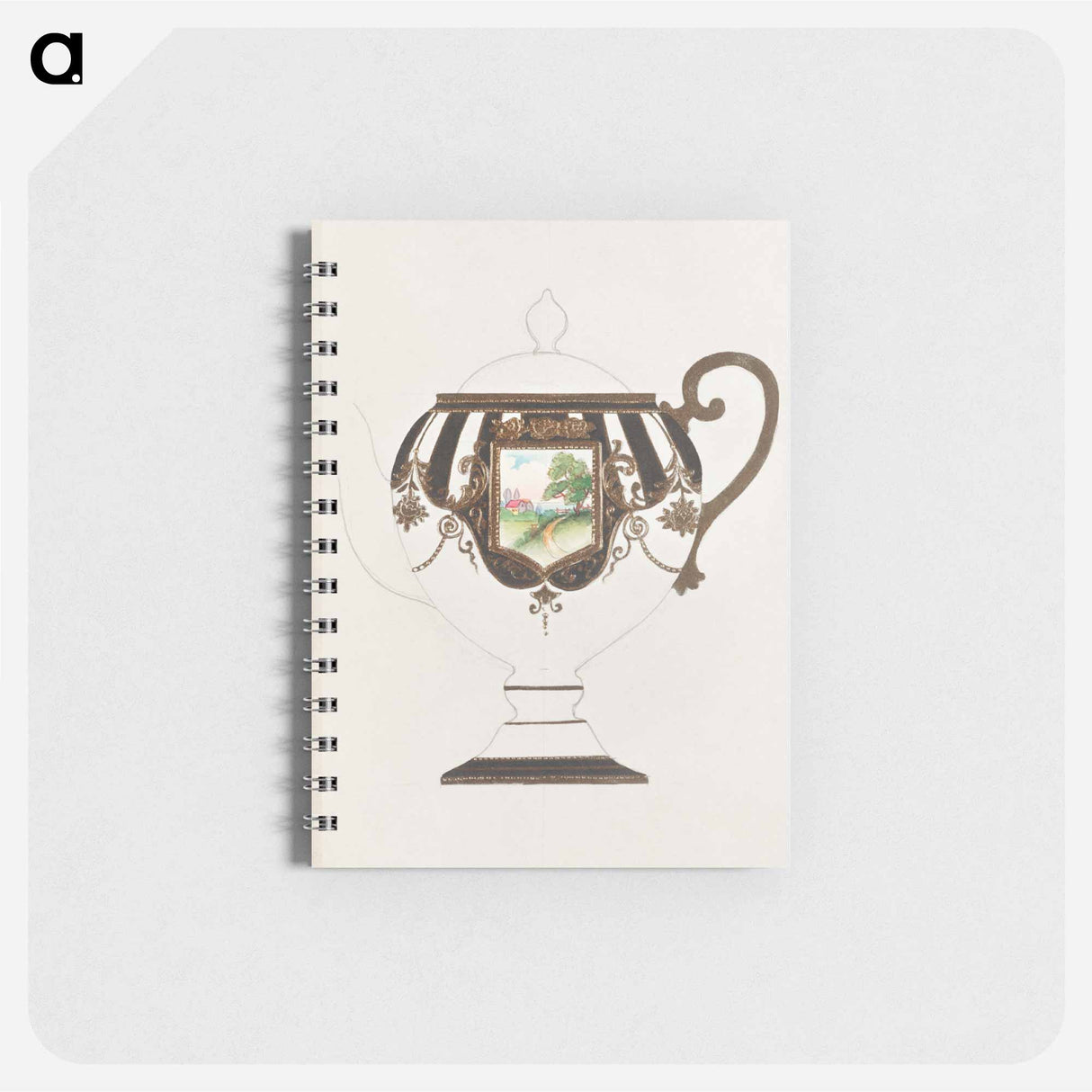 アートメモ帳-Teapot Design
 - ノリタケ工場 Memo.