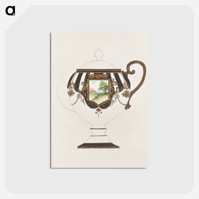 アートポストカード-Teapot Design
 - ノリタケ工場 Postcard.