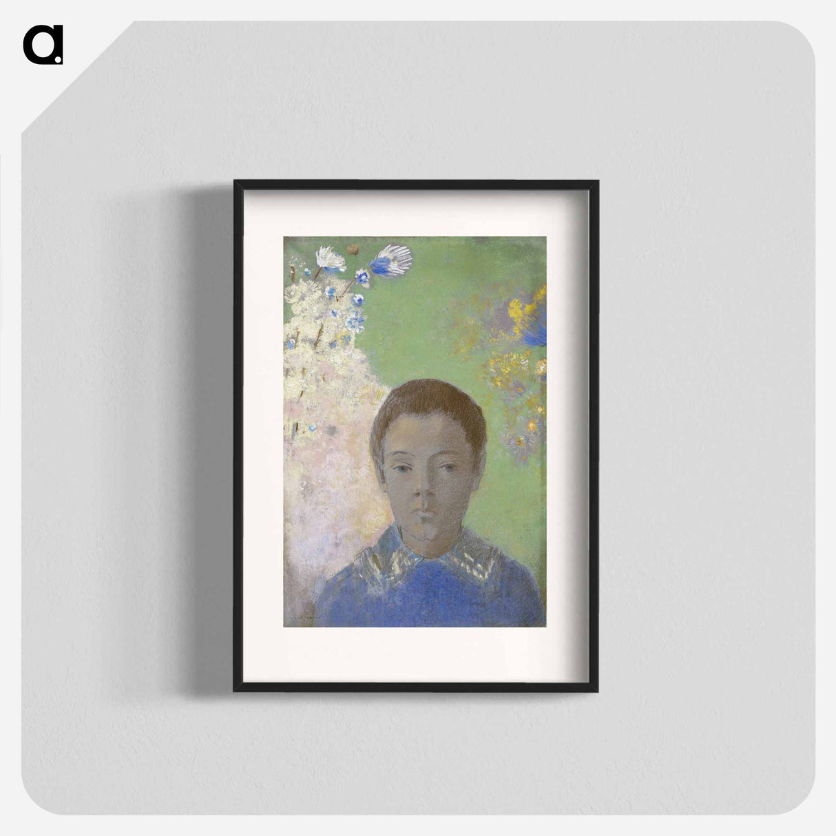 Portrait of Ari Redon - Odilon Redon Poster.