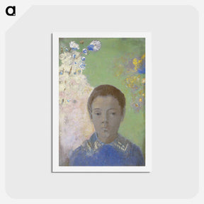 アートポストカード-Portrait of Ari Redon - オディロン ルドン Postcard.