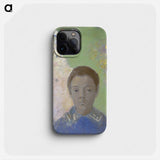 Portrait of Ari Redon - オディロン ルドン Phone Case.