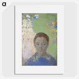 Portrait of Ari Redon - Odilon Redon Poster.