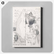 アートパネル-Design for Urne Buriall–Hydriotaphia - ポール ナッシュ Canvas.