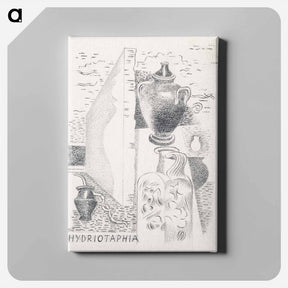 アートパネル-Design for Urne Buriall–Hydriotaphia - ポール ナッシュ Canvas.