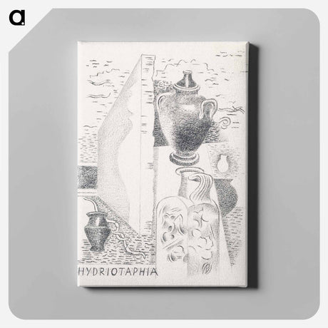 アートパネル-Design for Urne Buriall–Hydriotaphia - ポール ナッシュ Canvas.