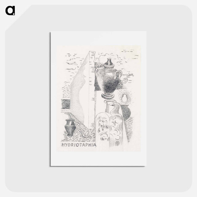 アートポストカード-Design for Urne Buriall–Hydriotaphia - ポール ナッシュ Postcard.