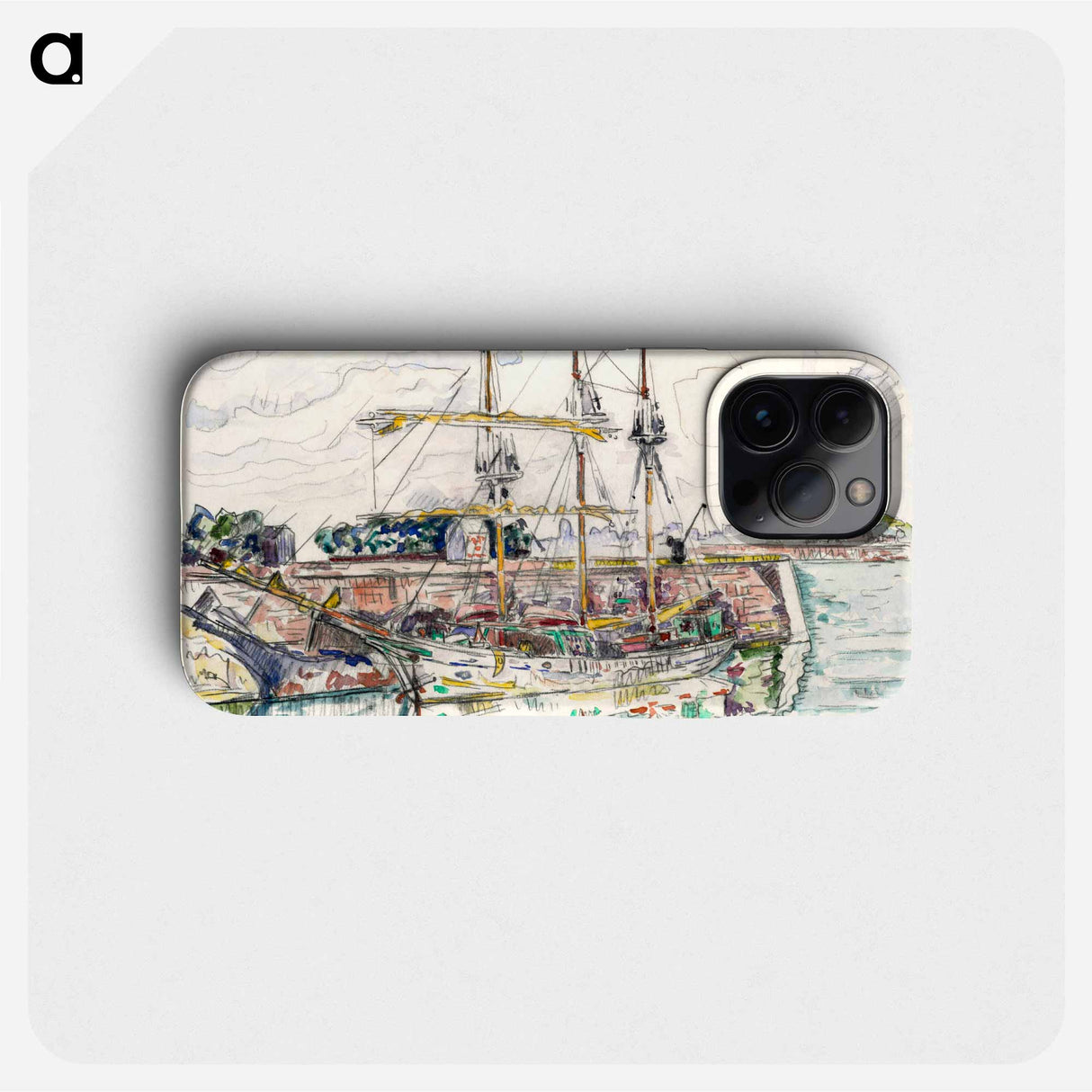 Docks at Saint Malo - Paul Signac Phone Case.