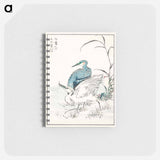 アートメモ帳-Night Heron and Little Egret
 - 鳥類図鑑 Memo.