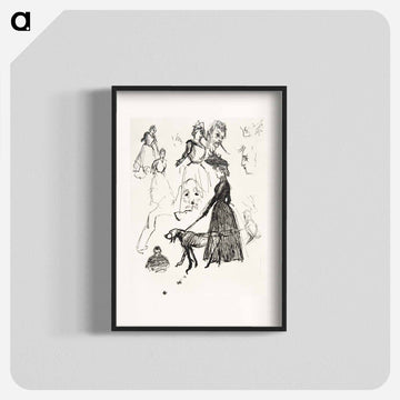 Sketches of Bonnard, Ravageau, and Terrasse
 - ピエール ボナール Poster.