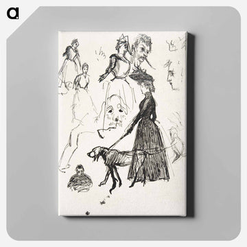 Sketches of Bonnard, Ravageau, and Terrasse
 - ピエール ボナール Canvas.