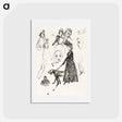 アートポストカード-Sketches of Bonnard, Ravageau, and Terrasse
 - ピエール ボナール Postcard.