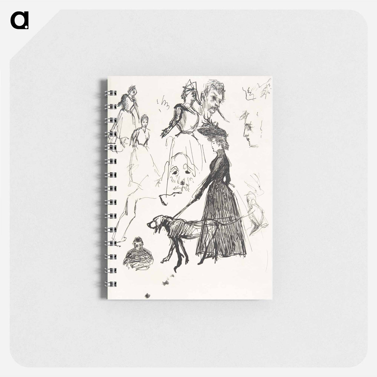 アートメモ帳-Sketches of Bonnard, Ravageau, and Terrasse
 - ピエール ボナール Memo.