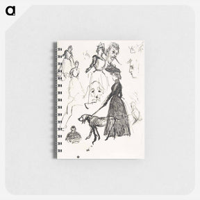 アートメモ帳-Sketches of Bonnard, Ravageau, and Terrasse
 - ピエール ボナール Memo.