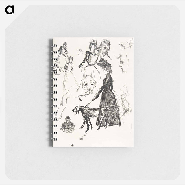 アートメモ帳-Sketches of Bonnard, Ravageau, and Terrasse
 - ピエール ボナール Memo.