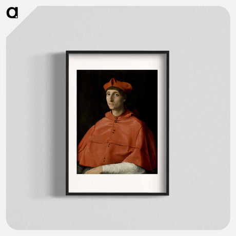 アートポスター-Portrait of a Cardinal - ラファエロ サンティ Poster.
